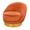 Fauteuil Bonnie brique  76cm